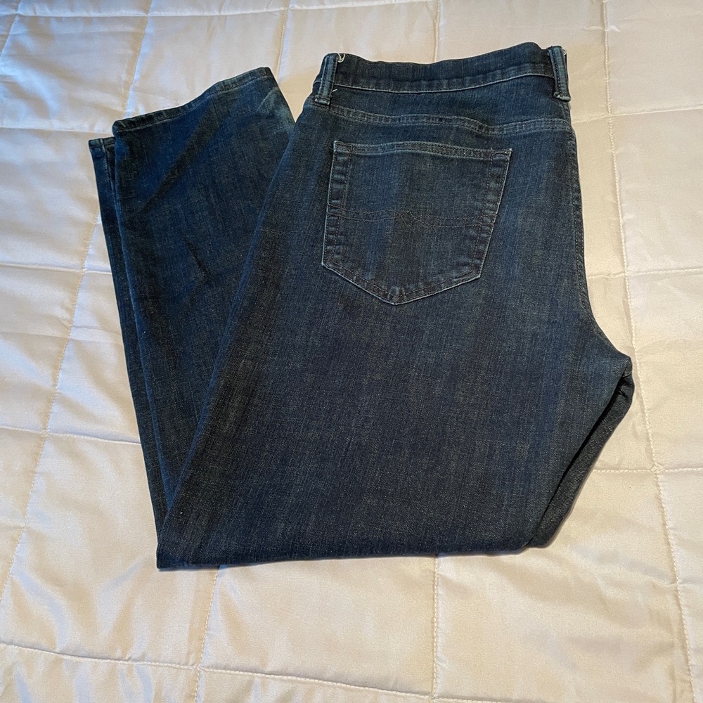 Lucky Brand Men's Dark Blue Straight Jeans